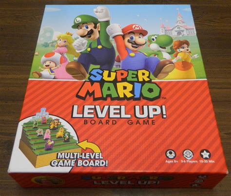 Super Mario Level Up Board Game Review And Rules Geeky Hobbies