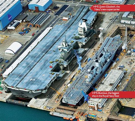HMS Queen Elizabeth It S Taller Than Nelson S Column And Generates Enough Energy To Power