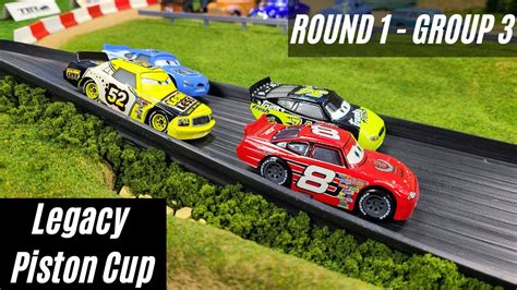 Disney Cars Legacy Piston Cup Featuring Dale Earnhardt Jr Round 1