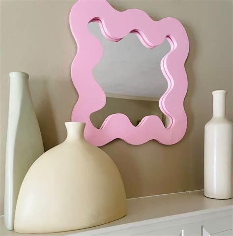 Wavy Mirror Curvy Mirror Cloud Mirror Squiggle Mirror Wall Mirror