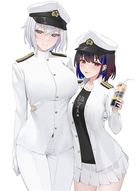 Takaman Gaffe Female Admiral Kancolle Kantai Collection Strong Zero Absurdres Highres