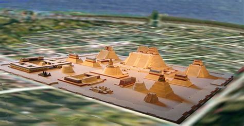 An Artists Rendering Of The Pyramids And Their Surrounding Area As