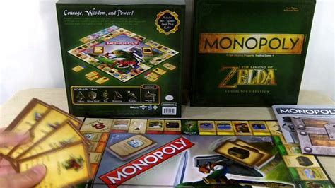 The Legend Of Zelda Monopoly Collectors Edition Unboxing Youtube