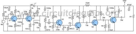 Crystal Controlled Fm Transmitter Circuit Diagram