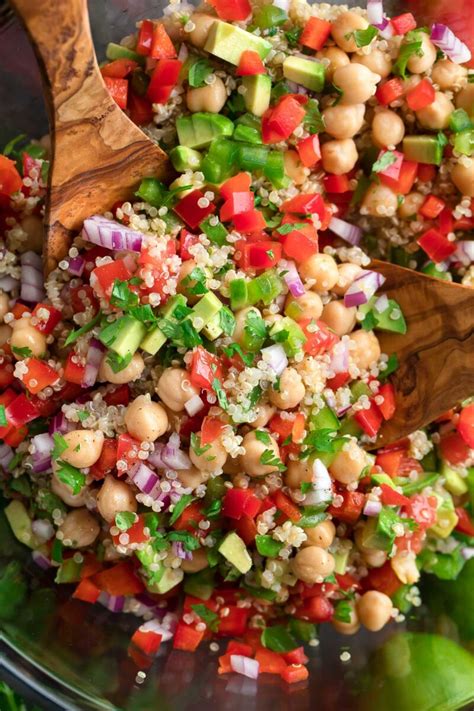 Quinoa Chickpea Salad Recipe Peas And Crayons Blog