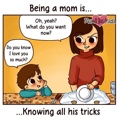 Being A Mom Is Comics Baby Humour Mom