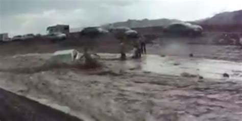 Dramatic Flood Rescue Near Las Vegas Caught On Video