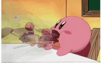 Kirby Eat GIF Kirby Eat Food Discover Share GIFs