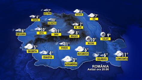 * timp placut incep cu instalarea prognoza meteo românia la dispozitivele android. Vremea Harta Romaniei