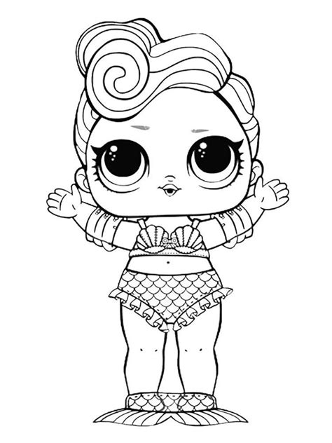 Lol Doll Coloring Pages Printable Who Likes Dolls The Ones At Home