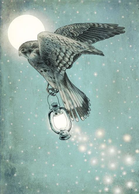 Nighthawk Art Print By Eric Fan