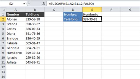 La Función Buscarv En Excel • Excel Total