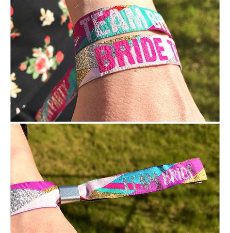 Team Bride Multicoloured Hen Party Wristbands By Wedfest