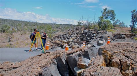 Volcano Watch Scientists Measure Koaʻe Fault System On Kilauea