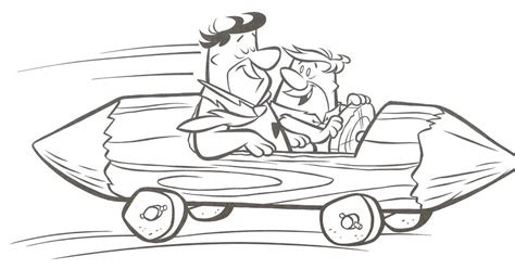Patrick Owsley Cartoon Art And More The Flintstones Vehicle Art