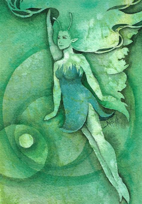The Green Faerie By Lamorien On Deviantart