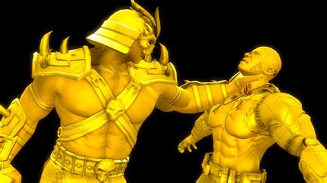 Mortal Kombat 9 All Fatalities And X Rays On Golden Jax Costume Mod 4k