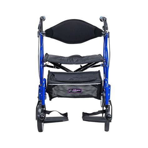 Airgo Fusion Side Folding Rollator And Transport Chair