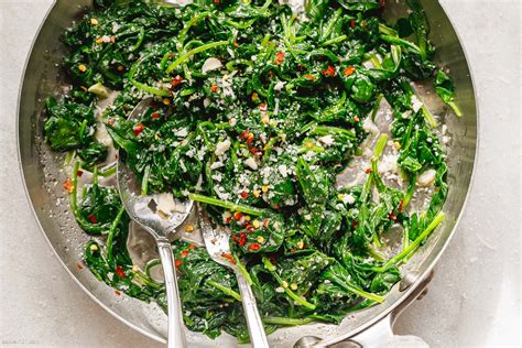 5 Minute Sauteed Spinach With Garlic And Lemon Healthy Sauteed