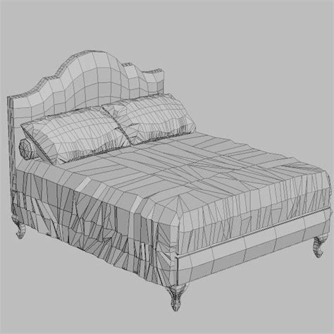 Classical Bed 3d Model Cgtrader