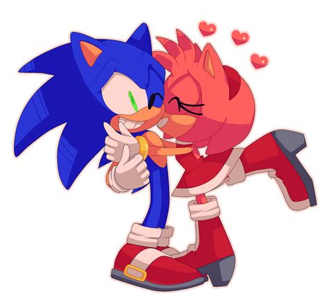 Siblings By Amoretoylover On Deviantart Sonic And Amy Sonic Art Amy The Hedgehog