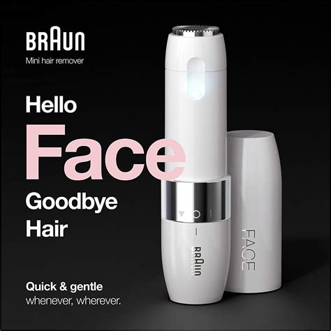 Braun Fs1000 Face Mini Hair Remover With Smart Light White Buy