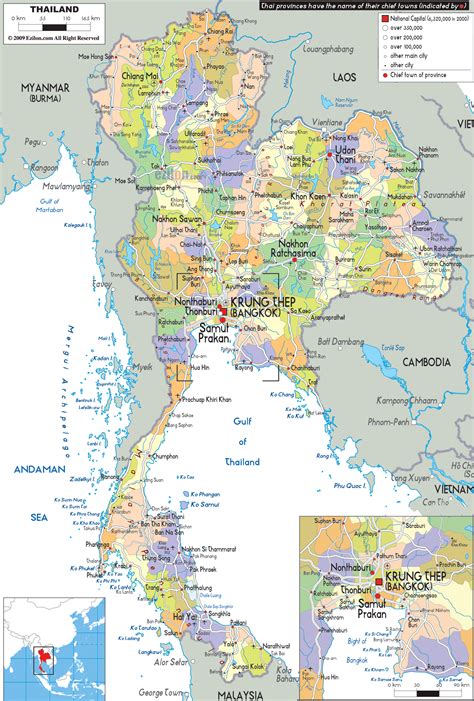 Physiography Map Of Thailand 2013 Maps Of Thailand Ma Vrogue Co