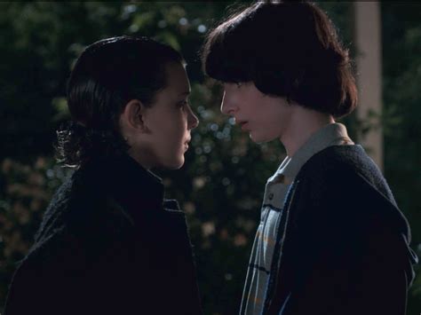 Stranger Things Eleven And Mike First Kiss Last First Kiss Mike