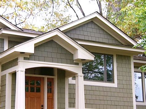Like the hues you choose for indoors, exterior house colors should be ones you love coming home to day after day. ️ craftsman style home with cedar shake shingles from HGTV ...
