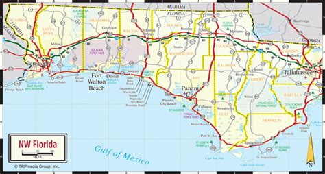 Map Of Scenic 30a And South Walton Florida 30a Emerald Coast