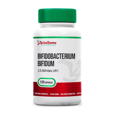 Bifidobacterium Bifidum 25 Bilhões Lactobacillus 120 Cápsulas
