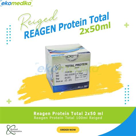 Jual Reagen Protein Total 2x50ml Reiged Reagen Kimia Klinik Protein