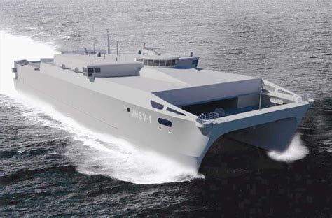Us Navy Fast Transport Vessel Completes Builders Trials Baird Maritime