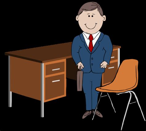 free teacher manager between chair and desk nohat cc