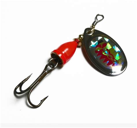 45 Gram Spin Vibrating Lure Yellow Red Iridescent For 280 Aud