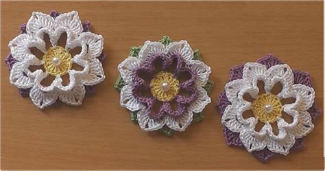 Crochet Flower Very Easy Tutorial