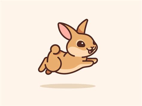 Bunny Jumping Bunny Drawing Rabbit Illustration Cute Bunny Cartoon