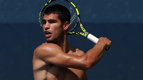 Carlos Alcaraz Is Your New Tennis Crush See His Shirtless U S Open Practice Photos