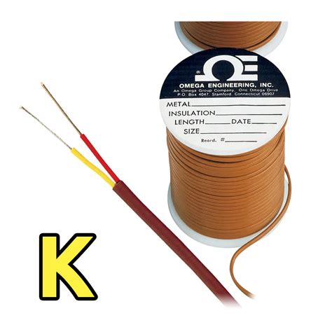 K Type Thermocouple Duplex Wire Awg Omega Engineering