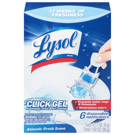 Save On Lysol Click Gel Automatic Toilet Bowl Cleaner Atlantic Fresh Scent Order Online Delivery