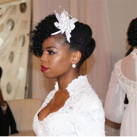 50 Inspiring Wedding Hairstyle Ideas For Natural Black Hair Vis Wed Natural Wedding