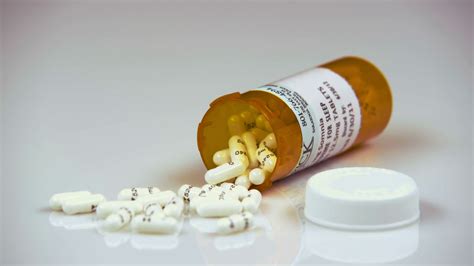 White Pills In Prescription Bottle Stock Footage Sbv 300067087