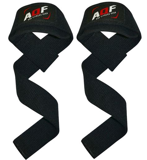 AQF Weight Lifting Straps Neoprene Padded Wrist Support CrossFit