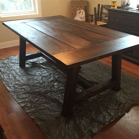 Custom Made Rustic Dining Room Table By Designers Furniture And Finishing