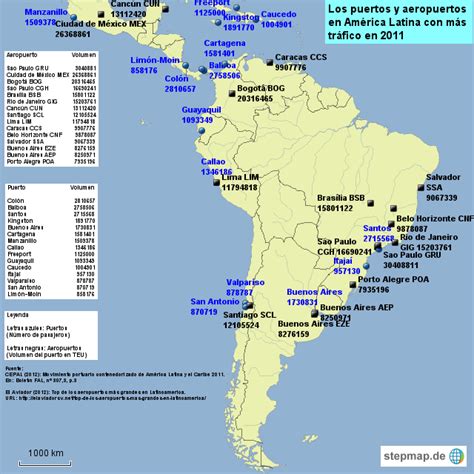 Stepmap América Latina Landkarte Für Südamerika