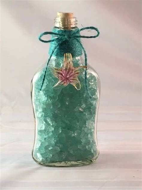 Faux Sea Glass Filled Bottle Free Shipping Via Priority Bottles Decoration Turtle Crafts