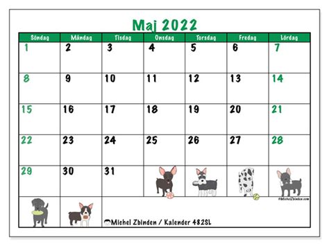 Kalender Maj 2022 För Att Skriva Ut “482sl” Michel Zbinden Se
