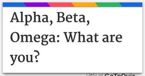 Alpha Beta Omega Names Bettakus