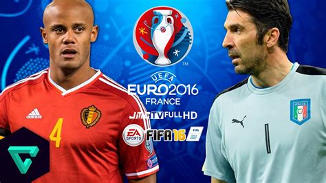 La selección de fútbol de españa fue uno de los 24 equipos participantes en la eurocopa 2016, torneo que se realizó en francia entre el 10 de junio y el 10 de julio de 2016. Belgium vs. Italy | UEFA Euro 2016 Simulation | FIFA 16 ...