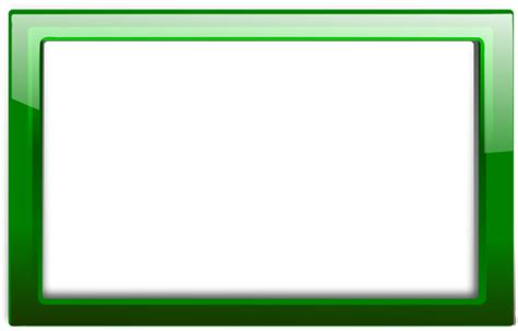 Gloss Bingkai Hijau Transparan Vektor Gambar Domain Publik Vektor